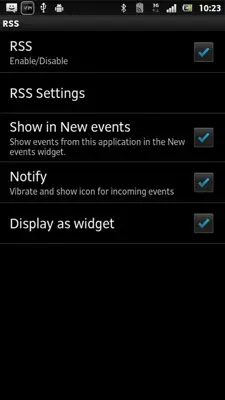 RSS – Smart Extras™ android App screenshot 1